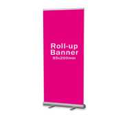 Roll Up Banner import + cetakan bahan albatros ukuran 85x 200