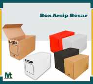 Boks Arsip Warna Standar Berlogo uk 19x27x37cm