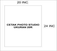 Cetak Photo Studio Ukuran 20R