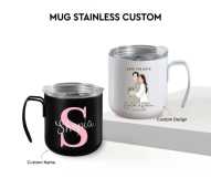 Mug Stainless 400ml + Custom