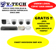 PAKET HIKVISION COLORVU 5MP 4CH