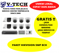 PAKET HIKVISION 5MP 8CH