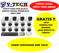 PAKET HIKVISION COLORVU 5MP 16CH