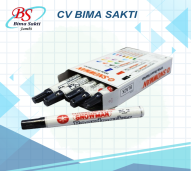 Spidol Whiteboard Snowman BG-12 - Hitam