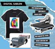 Kaos T-Sirt Digital Sablon FullColor