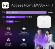 EnGenius Fit Wi-Fi 6 4×4 Indoor Wireless Access Point - EWS377-FIT