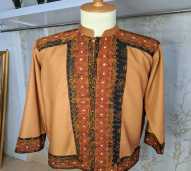 Baju batik kombinasi pria