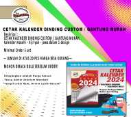 CETAK KALENDER DINDING CUSTOM / GANTUNG MURAH