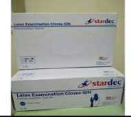 STARDEC Latex exam powdered gloves