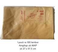 AMPLOP COKLAT UK MAP (27 x 37,5cm)