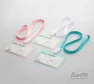 Bantex ID Card Transparant+lanyard Landscape