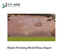 Hijab Motif Batik Kina Printing Super